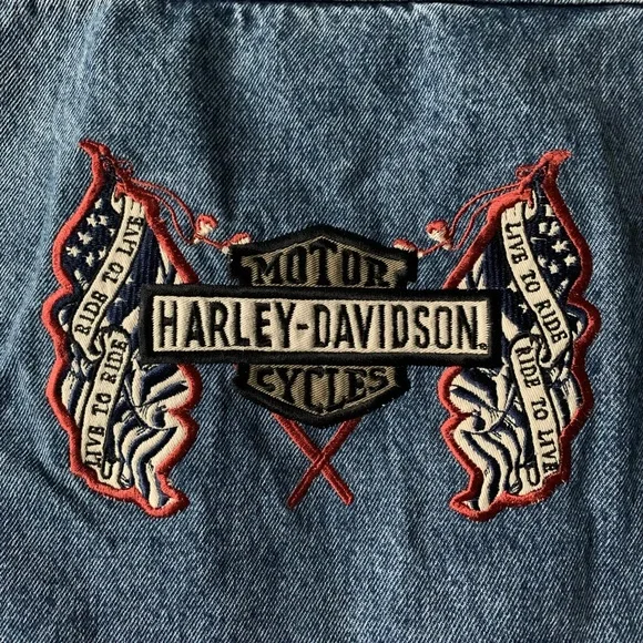 Vintage 1990’s Women’s Harley Davidson Vest - Picture 3 of 8